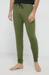 Pyžamové nohavice Ted Baker pánske, zelená farba, jednofarebné #191787