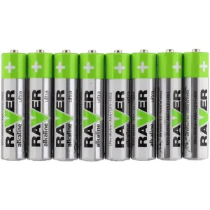 Batéria Raver LR03 AAA 1,5 V alkaline ultra 8 ks