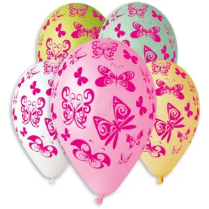 Smart Balloons Balóniky nafukovací motýľ priemer 30 cm