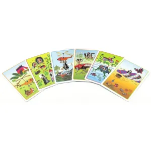 Krtko 2 Kvarteto spoločenská hra - karty v papierovej krabičke 6x9cm