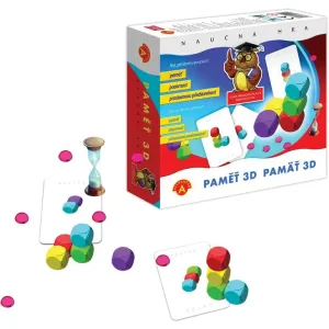 Pamäť 3D spoločenská hra v krabici 20x18,5x5,5cm
