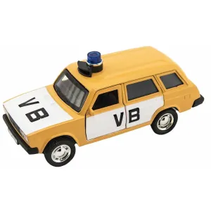 TEDDIES Policajné auto VB 11,5 cm na spätné natiahnutie so zvukom #1189486