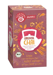TEEKANNE ORGANICS BIO ORIENTAL CHAI, bylinný čaj s korením 20x1,8g