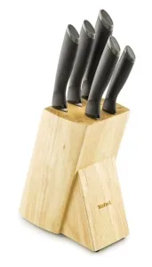 Tefal Comfort sada nožov 5ks + drevený blok