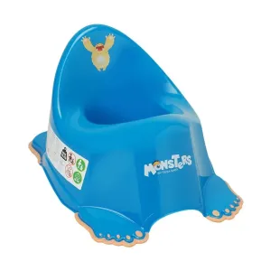 TEGA - Hrajúci detský nočník protišmykový MONSTERS modrý