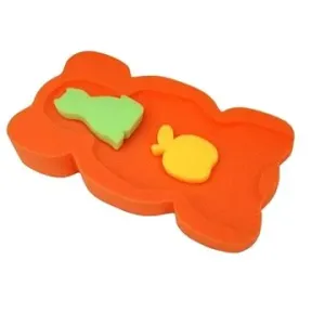 TEGA Baby Penové ležadlo UNI KOLOR – oranžové