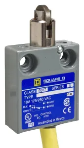 Telemecanique Sensors 9007Ms03S0100 Limit Sw, Roller Plunger, Spdt, 6A, 120V