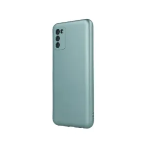 Puzdro Metallic TPU Samsung Galaxy S22 Ultra - Zelené
