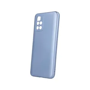Puzdro Metallic TPU Xiaomi Redmi 10 - svetlo modré