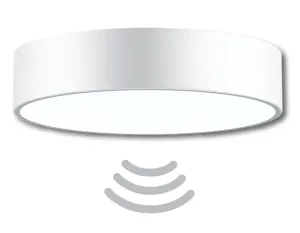 Stropné kúpelňové svietidlo s čidlom Temar CLEO 400 biela IP54 (Stropné kúpelňové svietidlo s čidlom Temar CLEO 400 biela IP54)
