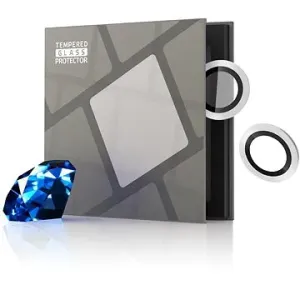 Tempered Glass Protector zafírové pre kameru iPhone 13 mini/iPhone 13, 0,3-karátové, biele