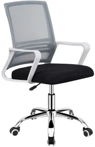 TEMPO KONDELA Kancelárska stolička APOLO 2 NEW, šedá / čierna, plast biely