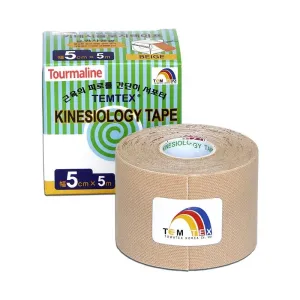 TEMTEX KINESOLOGY TAPE TOURMALINE tejpovacia páska, 5 cm x 5 m, béžová 1x1 ks