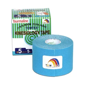 TEMTEX KINESOLOGY TAPE TOURMALINE tejpovacia páska, 5 cm x 5 m, modrá 1x1 ks