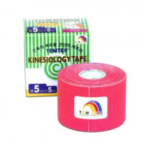 TEMTEX Tejpovacia páska Kinesio tape Tourmaline 5 cm x 5 m Růžová
