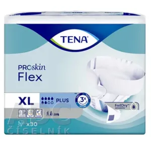 TENA Flex Plus XL inkontinenčné nohavičky s rýchloupevňovacím pásom (inov.2022) 1x30 ks