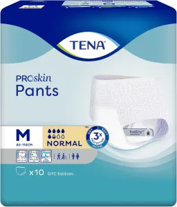 TENA Pants Normal M plienkové naťahovacie inkontinenčné nohavičky 10 ks