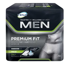 TENA Men Protective Underwear Maxi L/XL pánske naťahovacie inkontinenčné nohavičky 1x10 ks