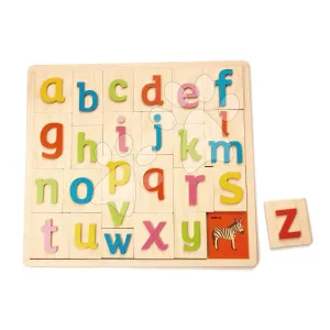 Drevená abeceda s obrázkami Alphabet Pictures Tender Leaf Toys 27 dielov od 18 mes