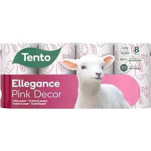 TENTO Ellegance Pink Decor (8 ks)