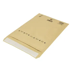 terra Papierová polstrovaná taška Sumo®, skartované papierové pásy, d x š 340 x 245 mm, OJ 50 ks