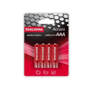 Alkalická AAA batéria ACCURA, 4 ks