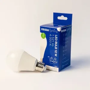 LED žiarovka Tesla, Bulb E27, 12W, 4000K denná biela