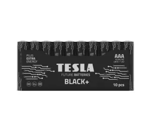 Tesla Batteries Tesla Batteries - 10 ks Alkalická batéria AAA BLACK+ 1,5V