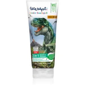Tetesept Shower Gel & Shampoo T-Rex World jemný sprchový gél a šampón pre deti 200 ml