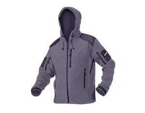 Fleecová bunda Texar® Husky - sivá (Farba: Sivá, Veľkosť: S)