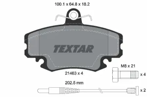 TEXTAR Sada brzdových platničiek kotúčovej brzdy 2146304