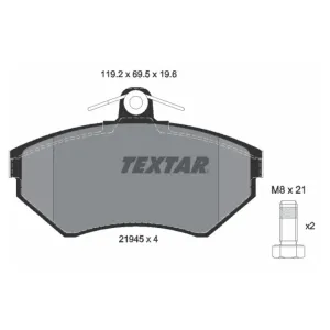 TEXTAR Sada brzdových platničiek kotúčovej brzdy 2194503