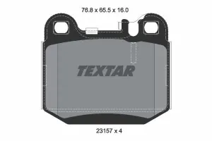 TEXTAR Sada brzdových platničiek kotúčovej brzdy 2315702 #6840455