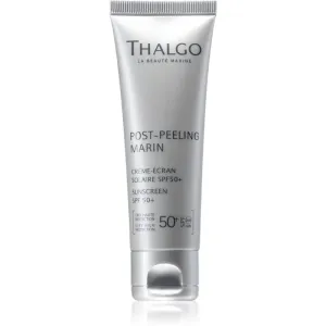 Thalgo Post-Peeling Marin Sunscreen SPF50+ 50 ml opaľovací prípravok na tvár pre ženy na veľmi suchú pleť
