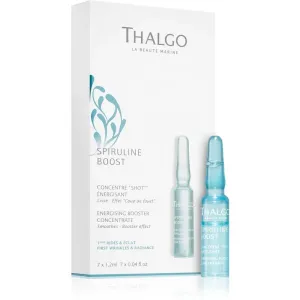 Thalgo Spiruline Boost Energising Booster Concentrate 7x1,2 ml pleťové sérum pre ženy na veľmi suchú pleť; proti vráskam