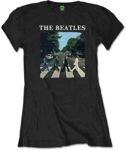 The Beatles tričko Abbey Road & Logo Čierna L #302665