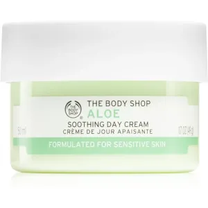 The Body Shop Aloe Soothing Day Cream 50 ml denný pleťový krém pre ženy na veľmi suchú pleť; na dehydratovanu pleť; na citlivú a podráždenú pleť