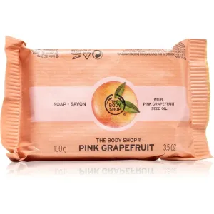 The Body Shop Tuhé mydlo na tvár a telo Pink Grapefruit (Cleansing Face & Body Bar) 100 g