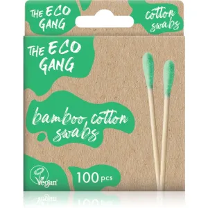 The Eco Gang Bamboo Cotton Swabs vatové tyčinky farba White 100 ks