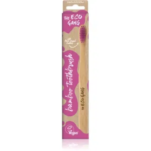 The Eco Gang Bamboo Toothbrush medium zubná kefka medium 1 ks 1 ks #920713