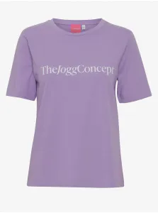 Tričká s krátkym rukávom pre ženy The Jogg Concept - svetlofialová #7501662