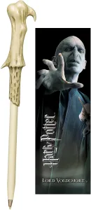 The Noble Collection Pero v tvare prútika a záložka Harry Potter (Lord Voldemort)