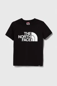 Detské bavlnené tričko The North Face čierna farba, s potlačou #8633681