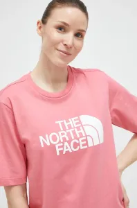 Bavlnené tričko The North Face ružová farba #8378201