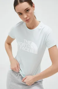 Bavlnené tričko The North Face tyrkysová farba #7511400