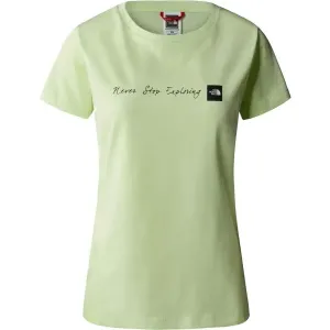 The North Face W S/S NEVERSTOPEXPLORING TEE Dámske tričko, svetlo zelená, veľkosť #5989770