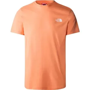 The North Face M S/S SIMPLE DOME TEE Pánske tričko s krátkym rukávom, oranžová, veľkosť