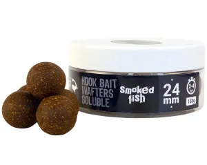 The one vyvážené boile hook bait wafters soluble black údená ryba - 24 mm
