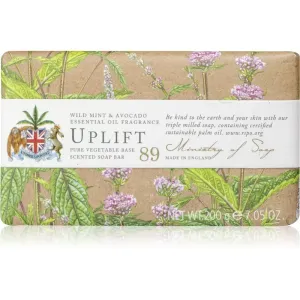 The Somerset Toiletry Co. Natural Spa Wellbeing Soaps tuhé mydlo na telo Wild Mint & Avocado 200 g