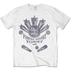 The Who Tričko Pinball Wizard Flippers White XL